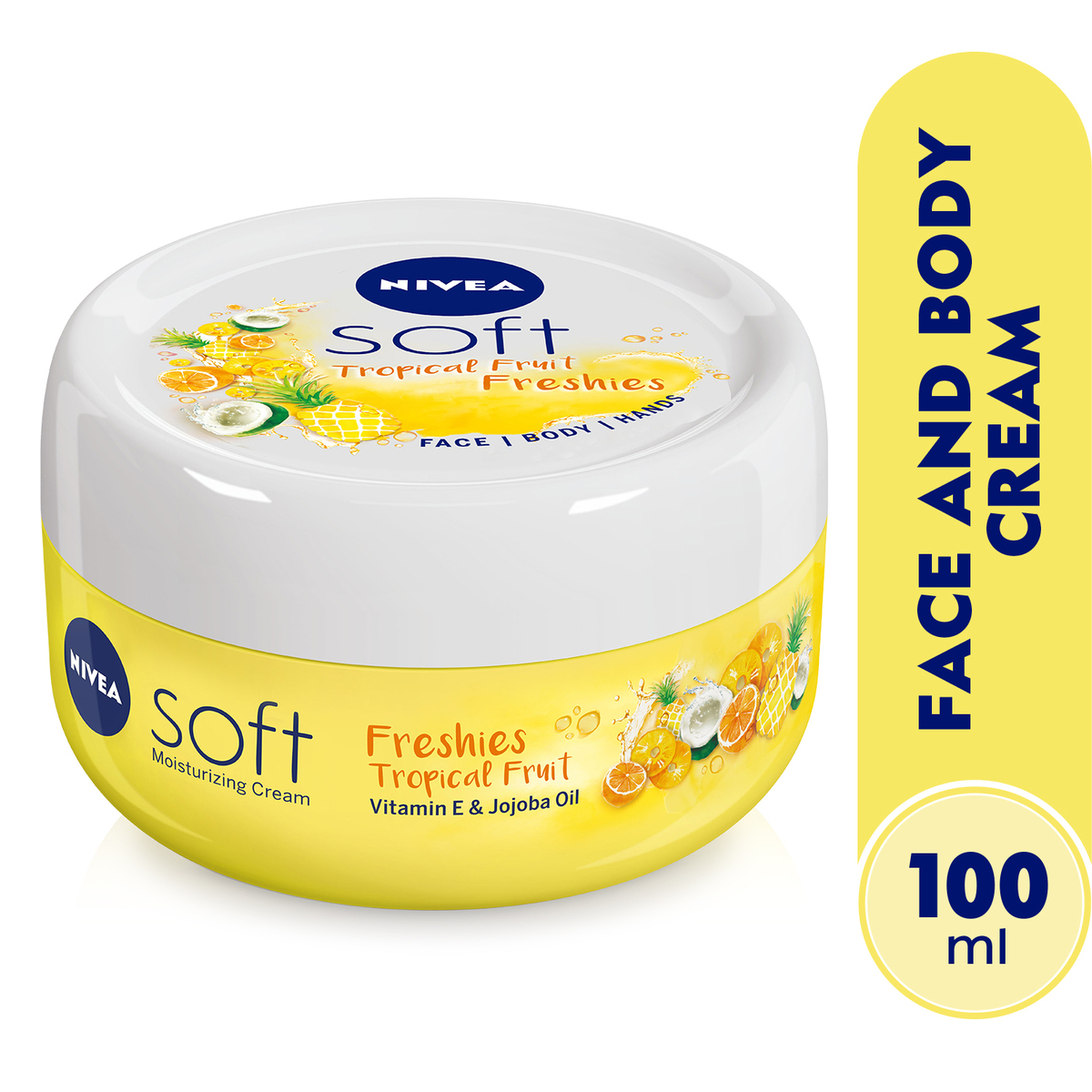 Nivea Soft Cream Tropical Fruit Freshies 100 ml
