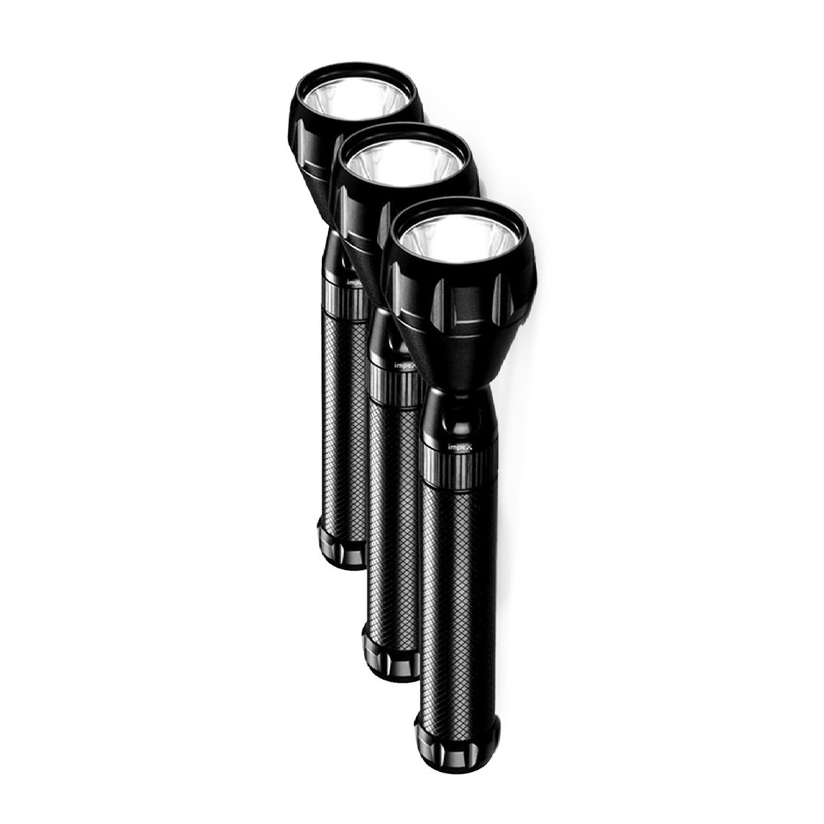 Impex Rechargeable Torch Light X21 3Pc Combo