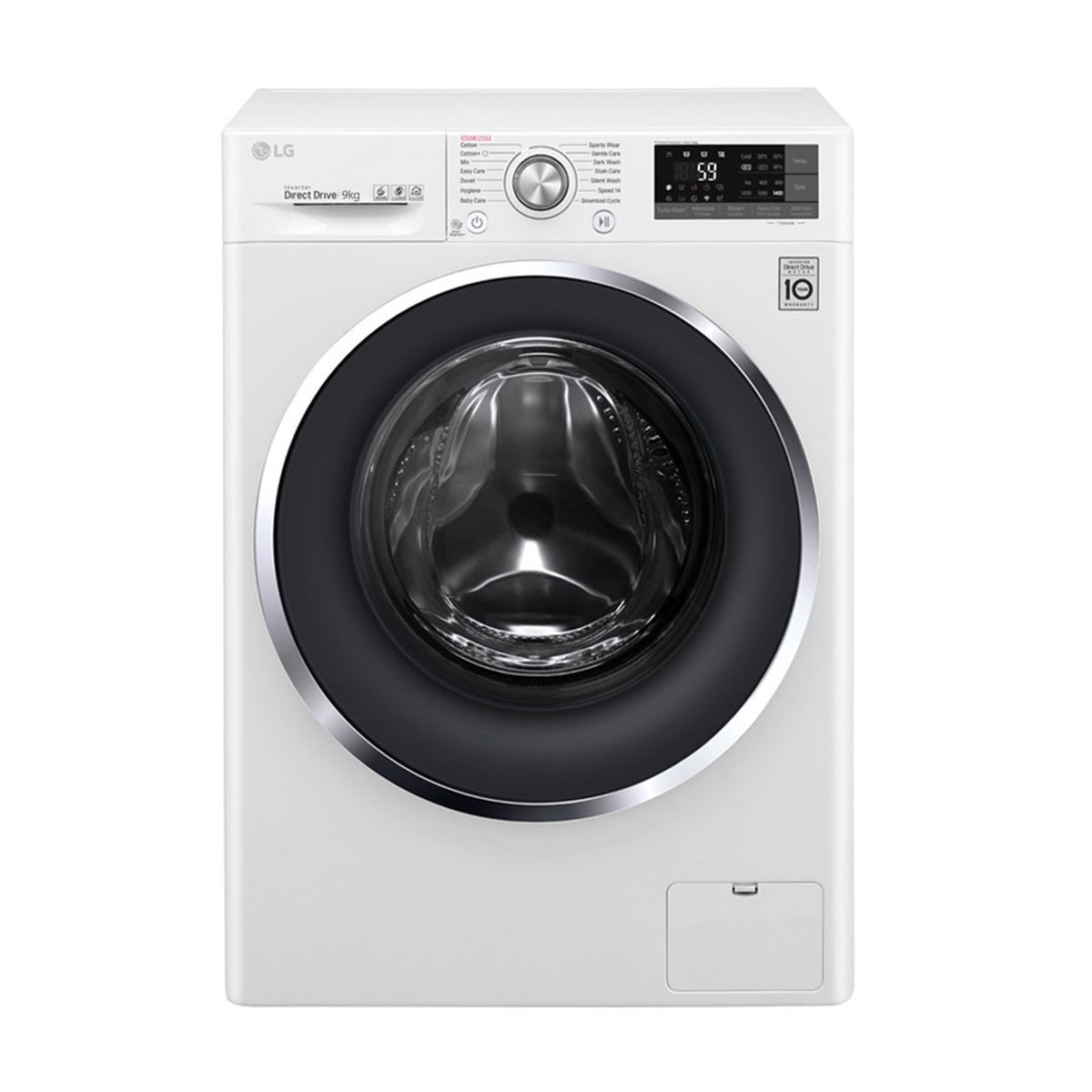 LG Front Load Washing Machine F4J6VYP2W 9Kg