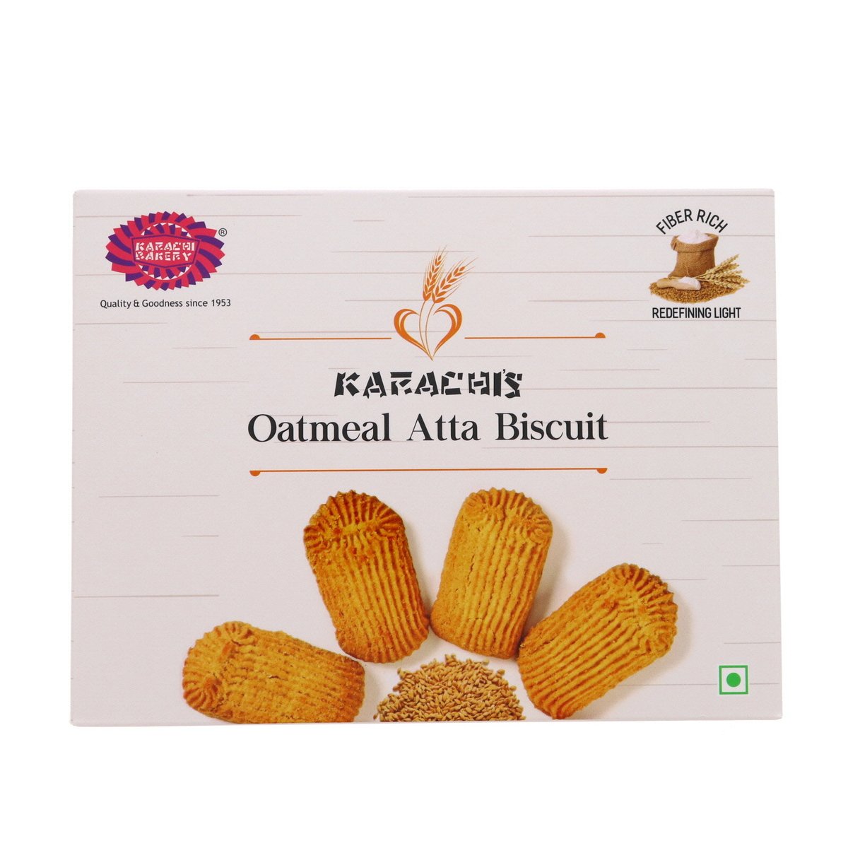 Buy Karachi Bakery Oatmeal Atta Biscuit 400 g Online at Best Price | Plain Biscuits | Lulu Kuwait in UAE