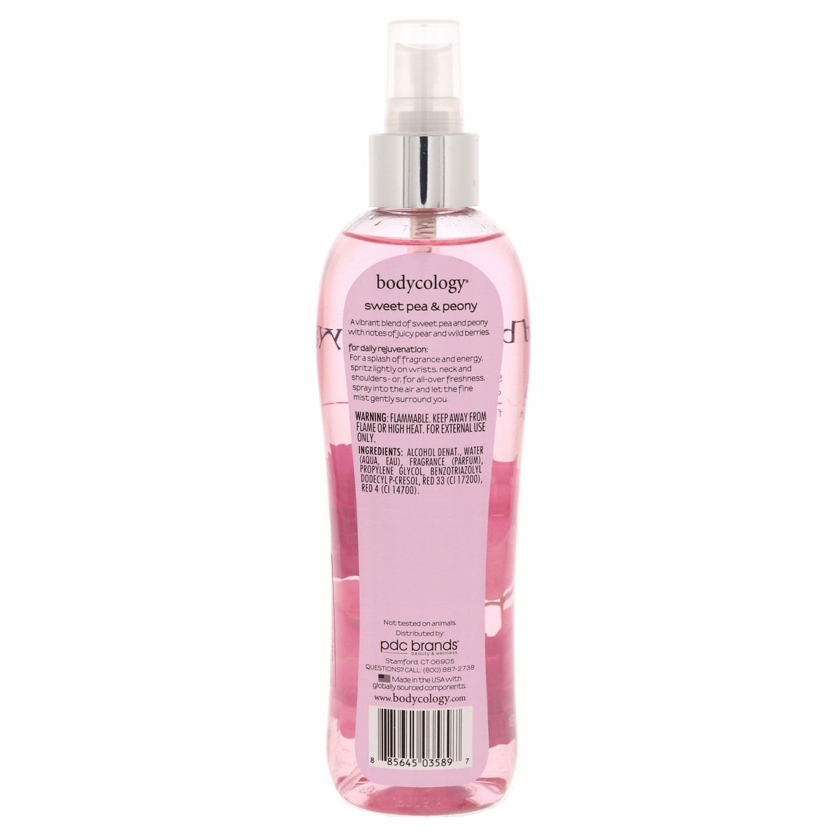 Bodycology Sweet Pea And Peony Fragrance Mist 237 ml
