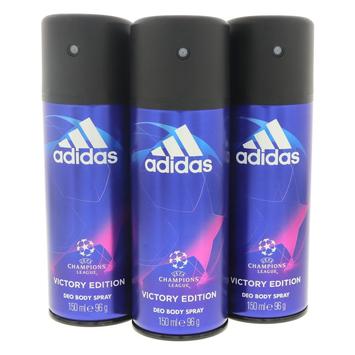 Adidas Champions League Deo Body Spray Victory Edition 3 x 150 ml
