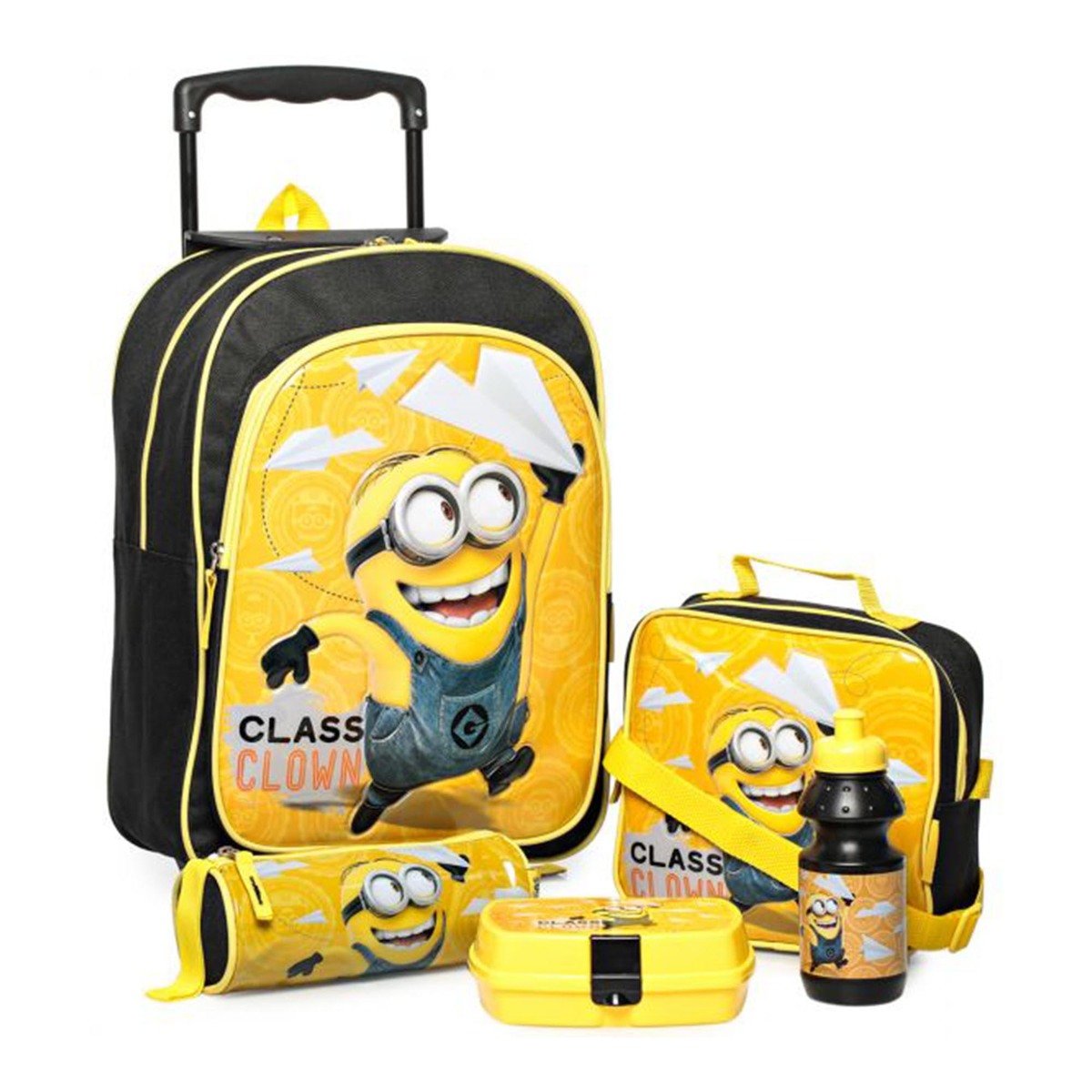 Minions School Trolley Bag 5in1 Set 16