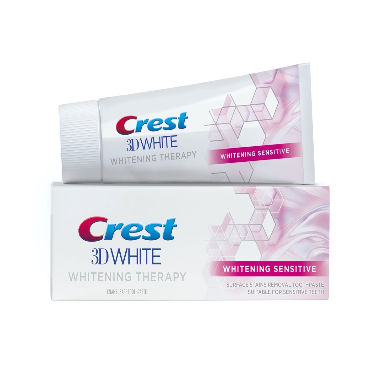 Buy Crest 3D White Toothpaste Whitening Sensitive 75 ml Online at Best Price | Tooth Paste | Lulu KSA in Kuwait