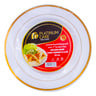 Platinum Care Golden Edge Ivory Dinner Plate 23cm 20pcs