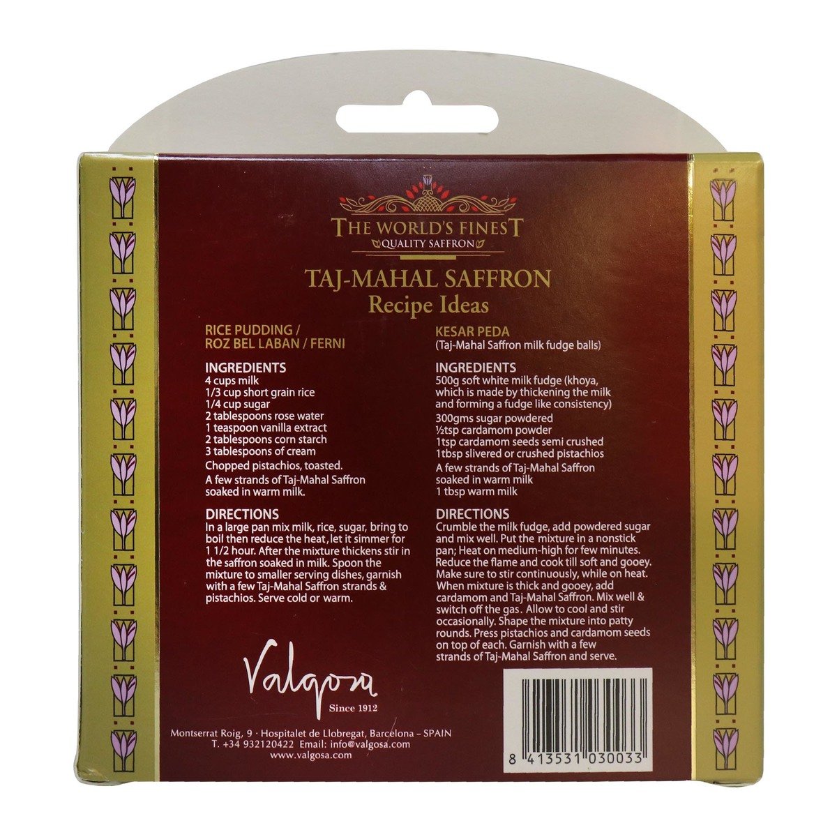 Taj Mahal Saffron 4 g + 0.50 g
