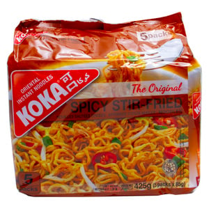 Koka Instant Noodles Spicy Stir-Fried 5 x 85g