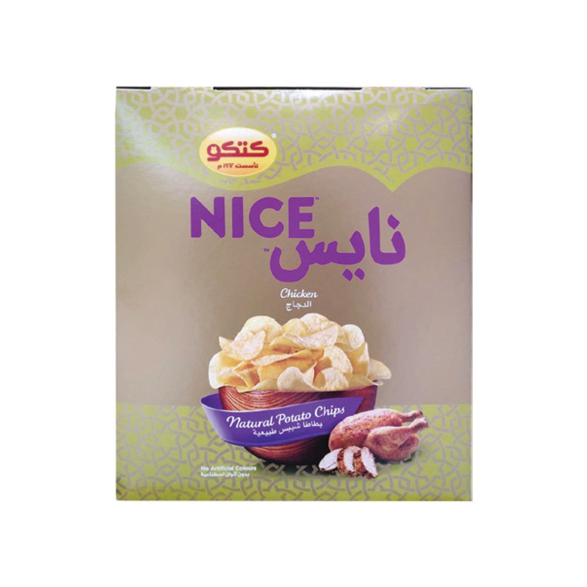 اشتري قم بشراء كيتكو نايس رقائق البطاطس بنكهة الدجاج 41 × 21 جم Online at Best Price من الموقع - من لولو هايبر ماركت Potato Bags في السعودية