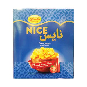 Buy Kitco Nice Potato Chips Tomato Ketchup 12 x 21 g Online at Best Price | Potato Bags | Lulu KSA in Saudi Arabia