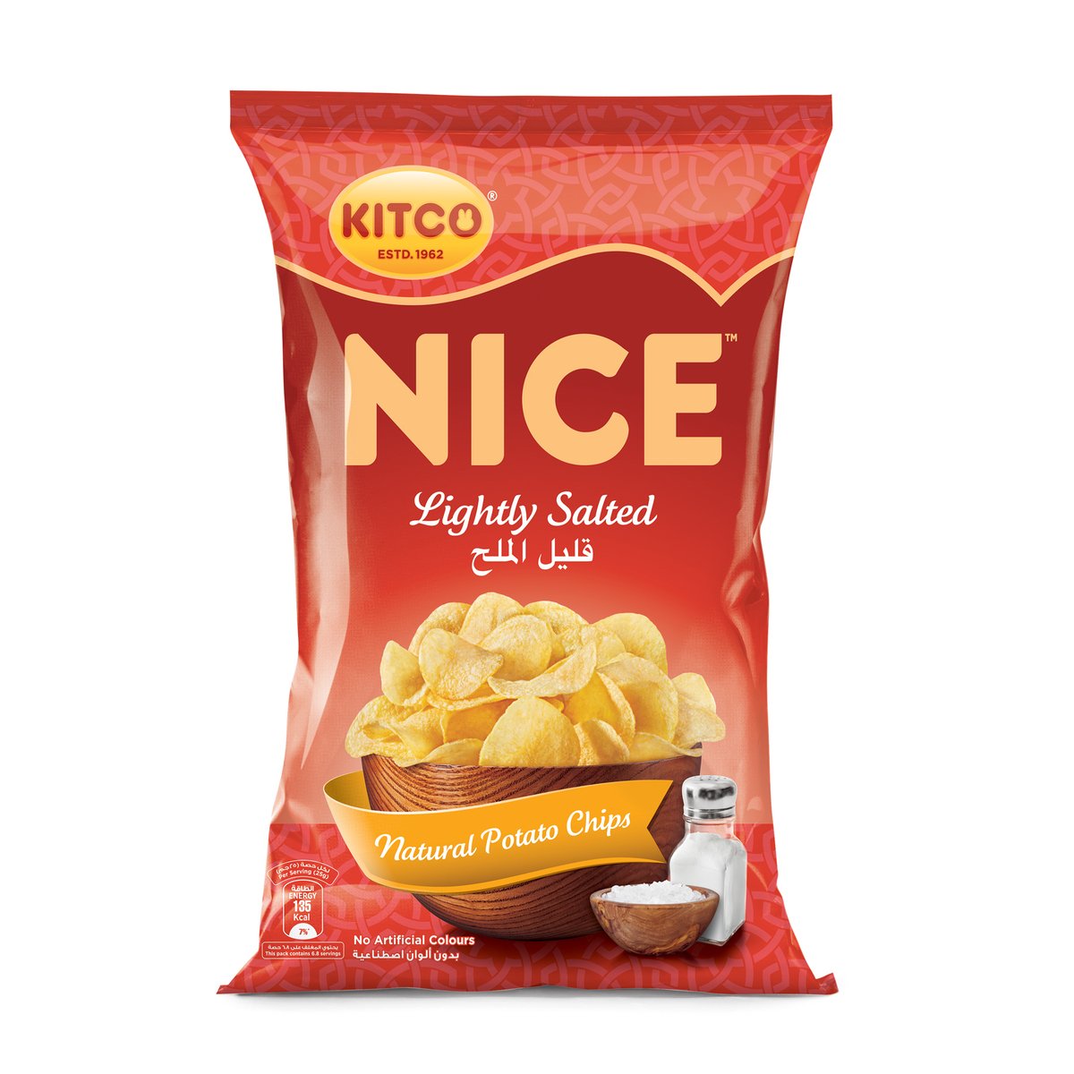 Buy Kitco Nice Lightly Salted Potato Chips 170 g Online at Best Price | Potato Bags | Lulu KSA in UAE