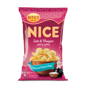 Buy Kitco Nice Potato Chips Salt & Vinegar 170 g Online at Best Price | Potato Bags | Lulu UAE in UAE