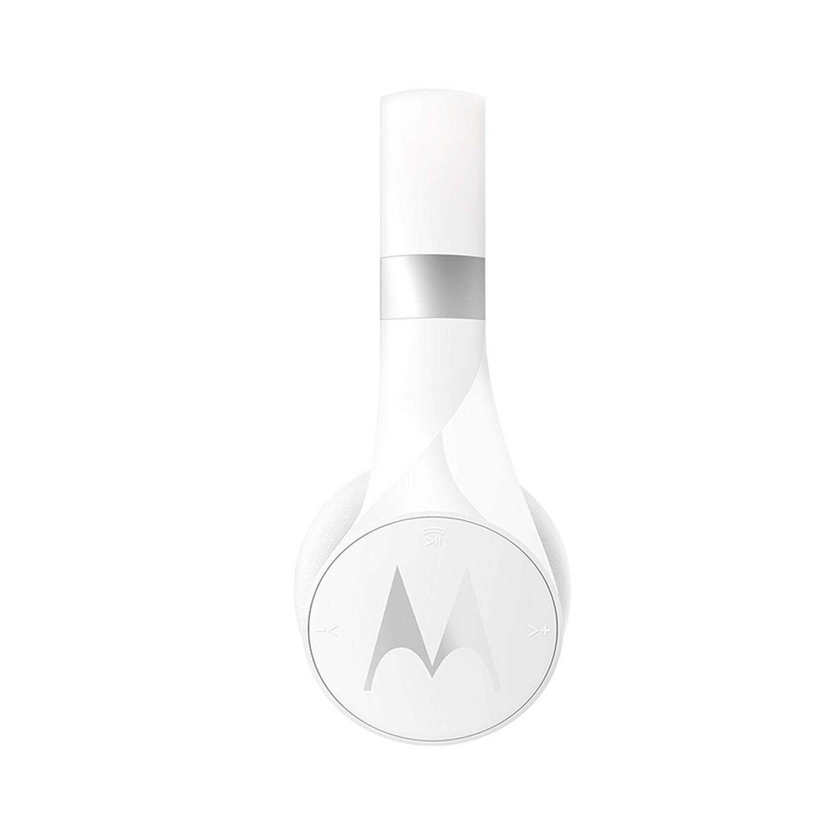 Motorola Pulse Escape+ Wireless Bluetooth Over-Ear Noise Cancelling Headphones with Mic,White
