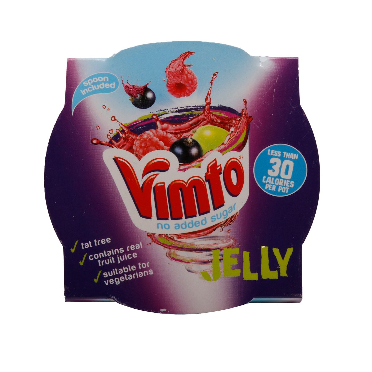 Vimto No Added Sugar Jelly Pot With Spoon 125 g
