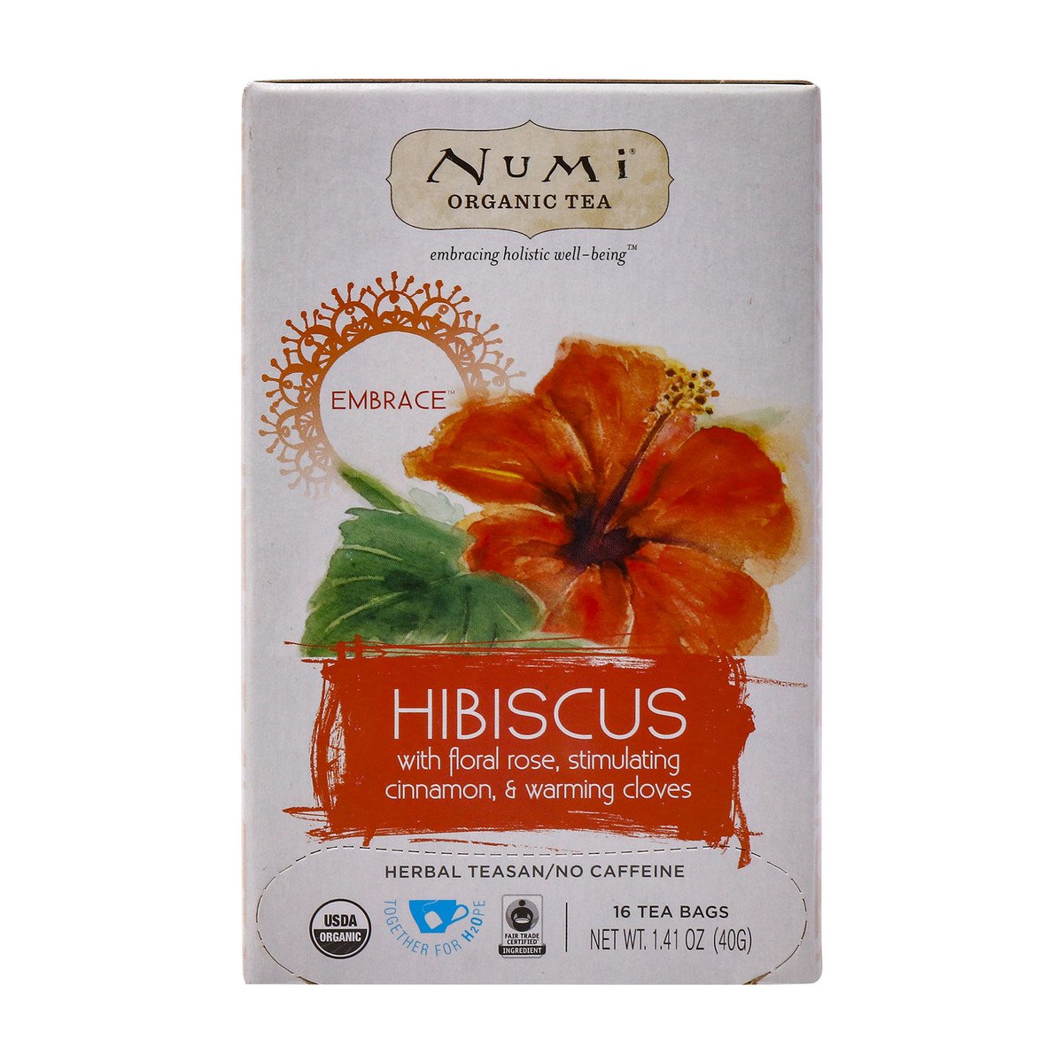 Numi Organic Hibiscus Tea Bag 16 pcs