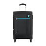 VIP Switch Expandable Spinner Soft Trolley, 54 cm, Black