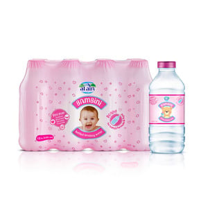 Buy Al Ain Bambini Bottled Drinking Water 12 x 330 ml Online at Best Price | Mineral/Spring water | Lulu Kuwait in UAE