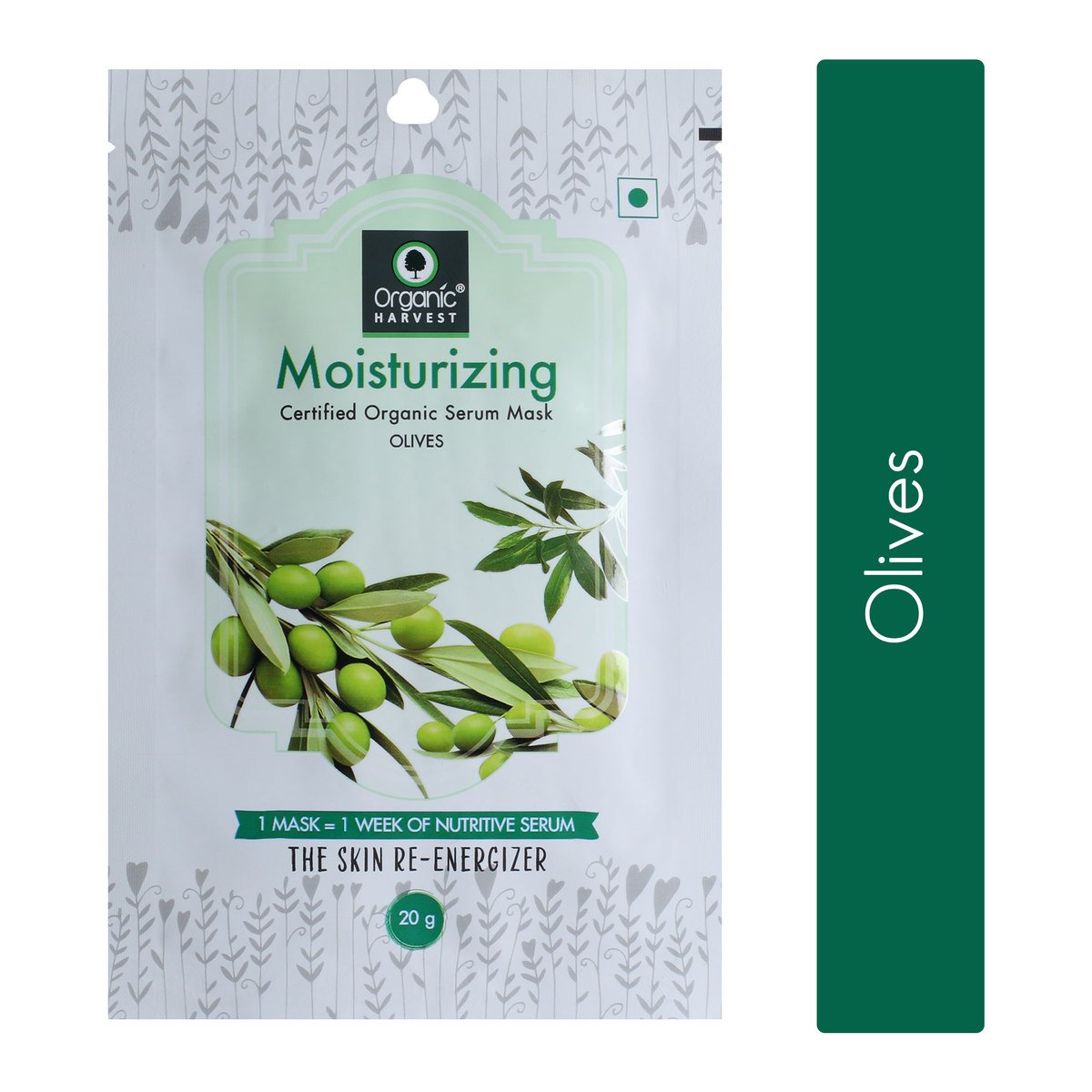 Organic Harvest Moisturizing Face Sheet Mask 20 g