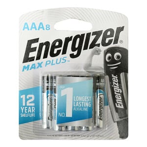 Energizer Max Plus AAA Battery 8pcs