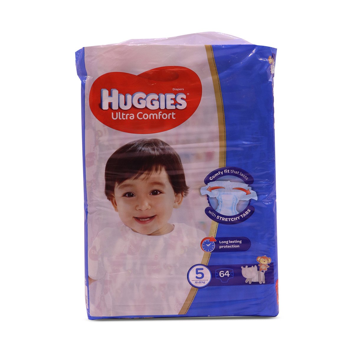 Huggies Diaper Ultra Comfort Size 5, 12-22kg 64 Count
