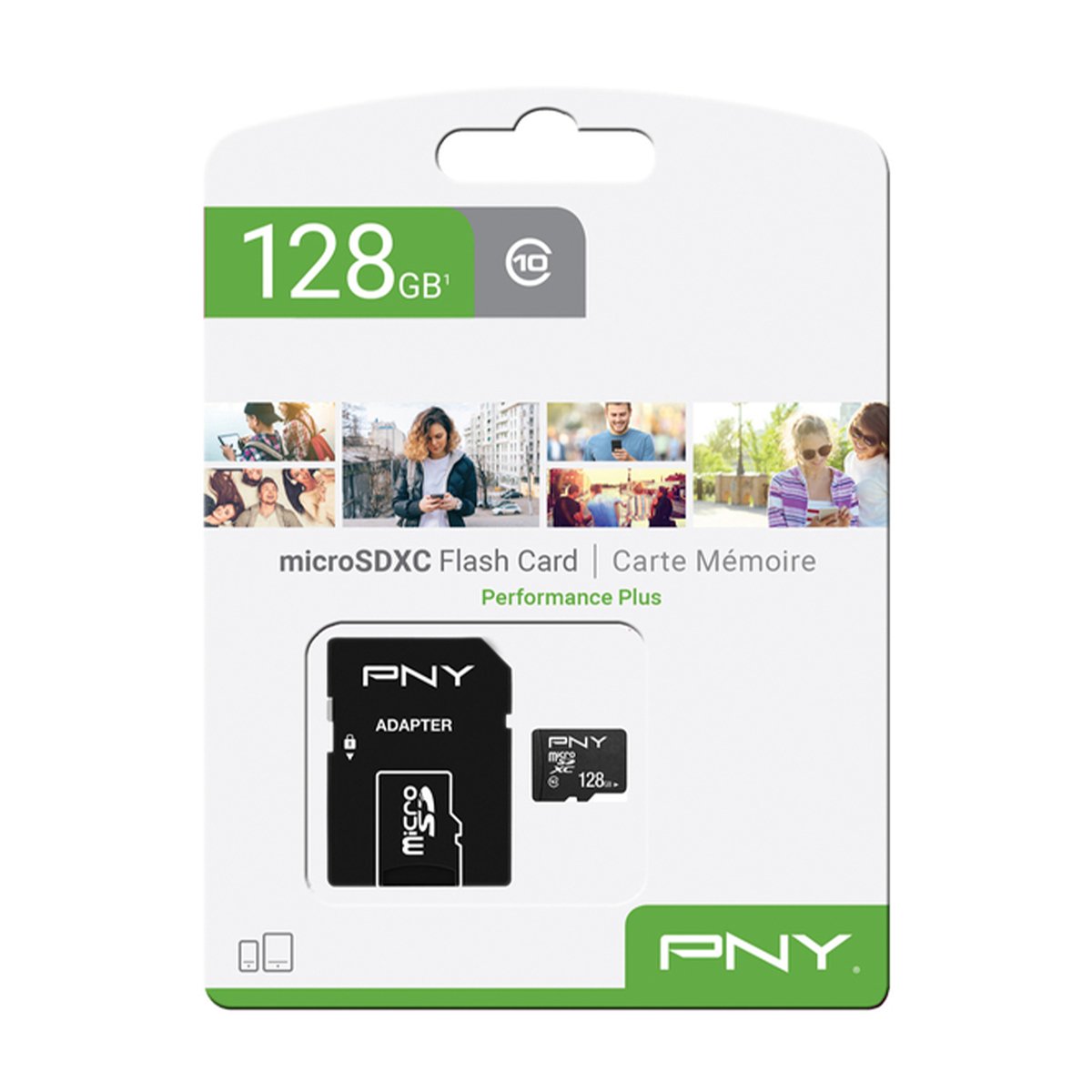 PNY 128 GB Performance Plus microSD Card