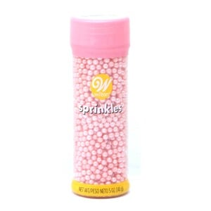 Wilton Sprinkles Pink Sugar Pearls 141g