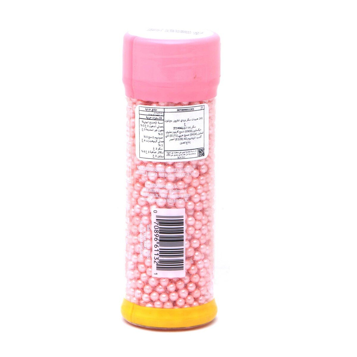 Wilton Sprinkles Pink Sugar Pearls 141g