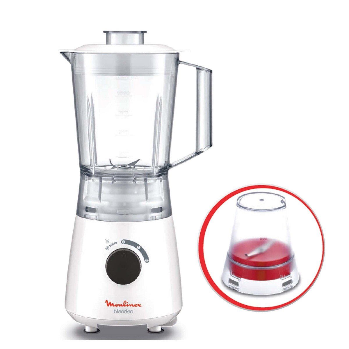 Moulinex Blender With Mill LM2A2127 400W