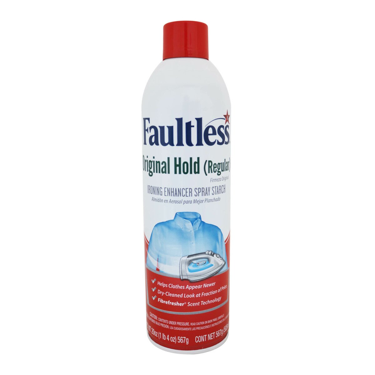 Almidón regular en aerosol Faultless 567 g