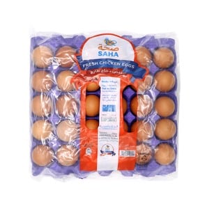 Buy Saha Brown Eggs Medium 30pcs Online at Best Price | Brown Eggs | Lulu KSA in Saudi Arabia
