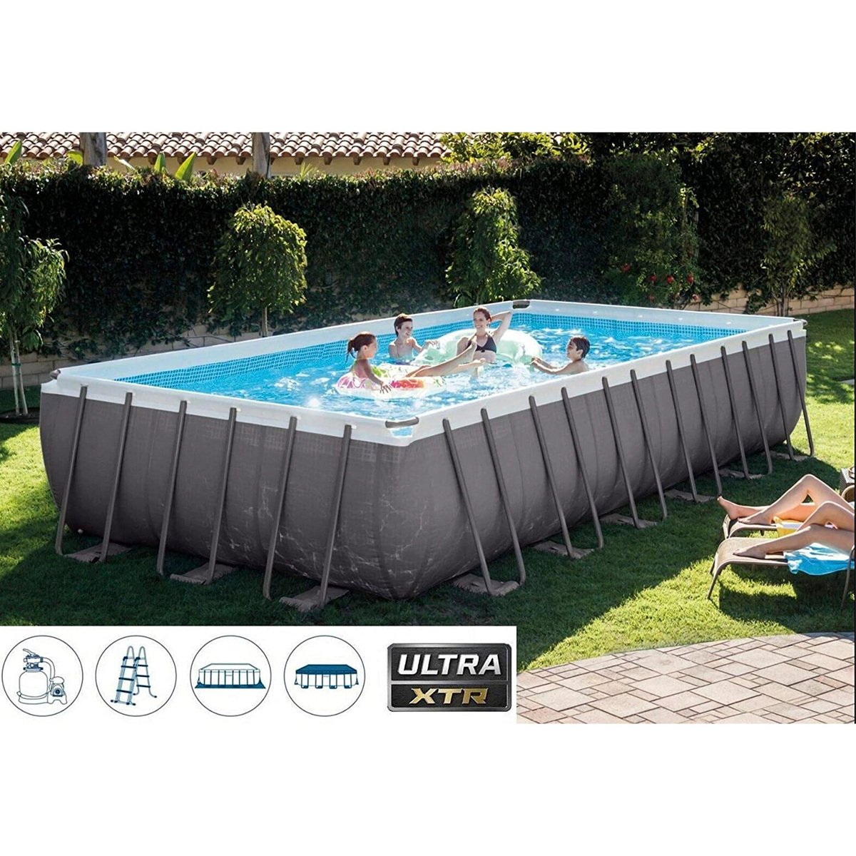 Intex Ultra Frame Swimming Pool 26364 24Ft