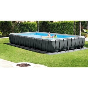 Intex Ultra Metal Rectangular Swimming Pool Frame Above Ground Pool  975 x 488 x 132 cm (32ft) 26374