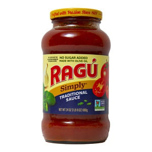 Ragu Simply Traditional Sauce No Added Sugar 680 g