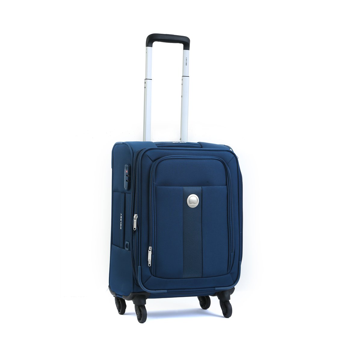 ديلسي لوتاريت حقيبة سفر 4 عجلات مرنة، 78 سم، أزرق