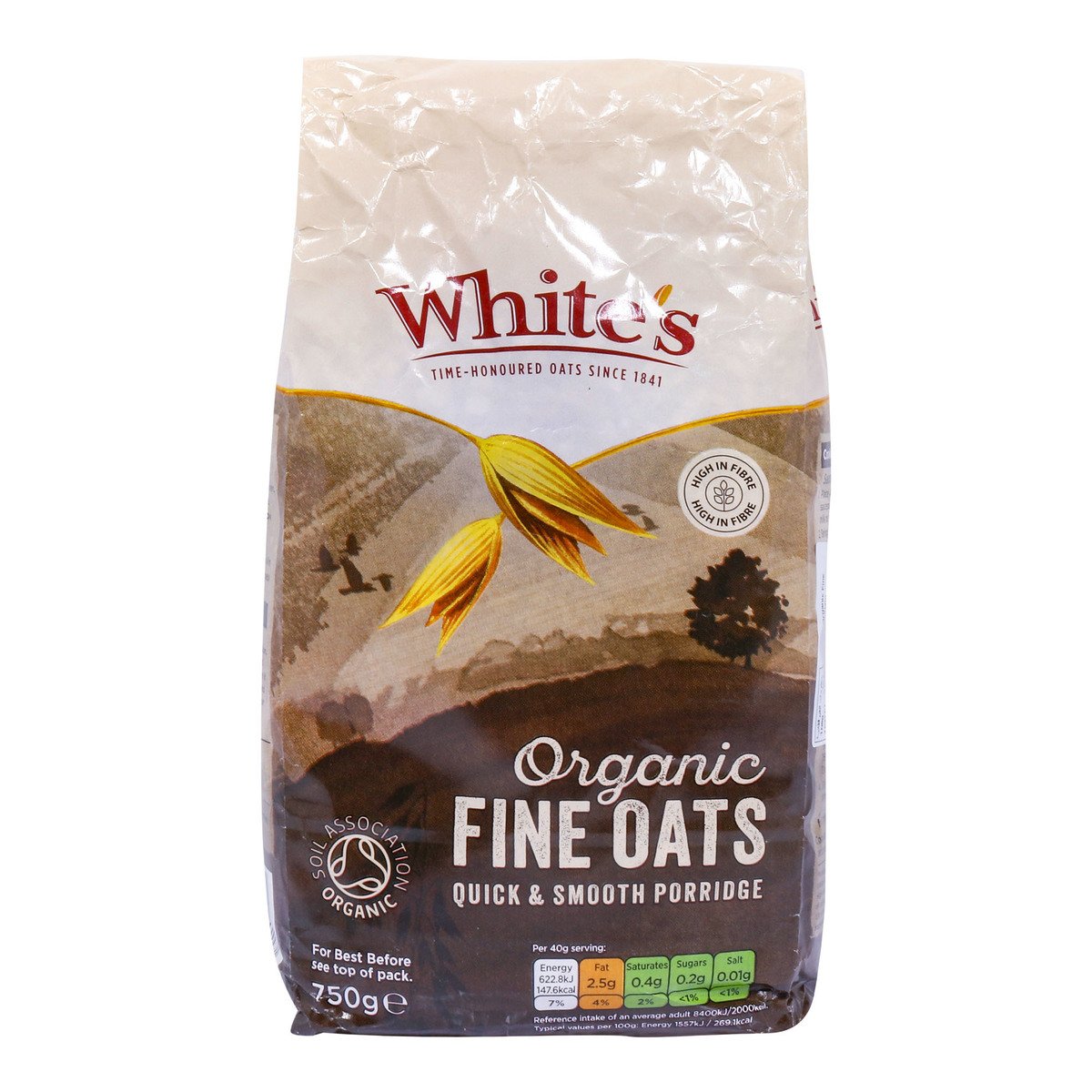 White's Organic Fine Oats 750 g