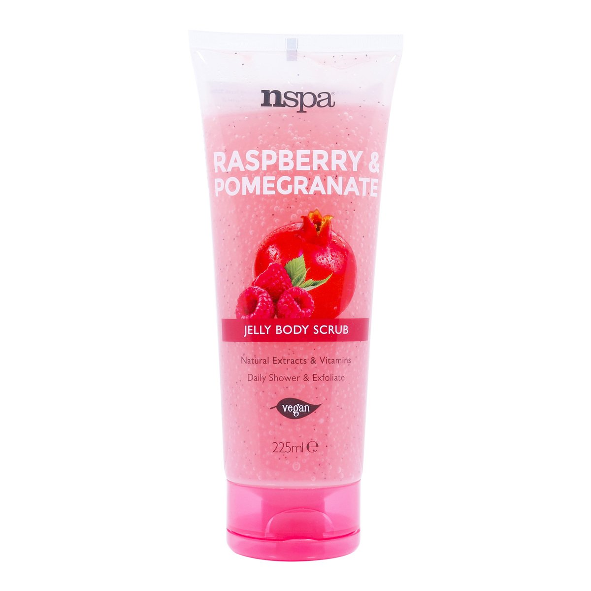 NSPA Jelly Body Scrub Raspberry & Pomegranate 225ml
