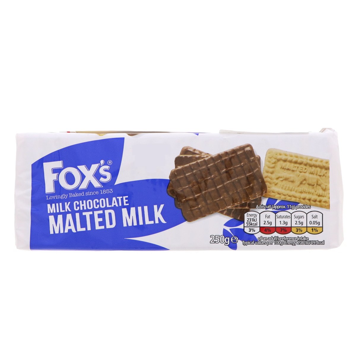 Fox's Milk Chocolate Malted Milk Biscuit 250g