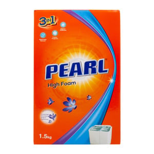 Pearl High Foam Washing Powder Top Load 1.5kg