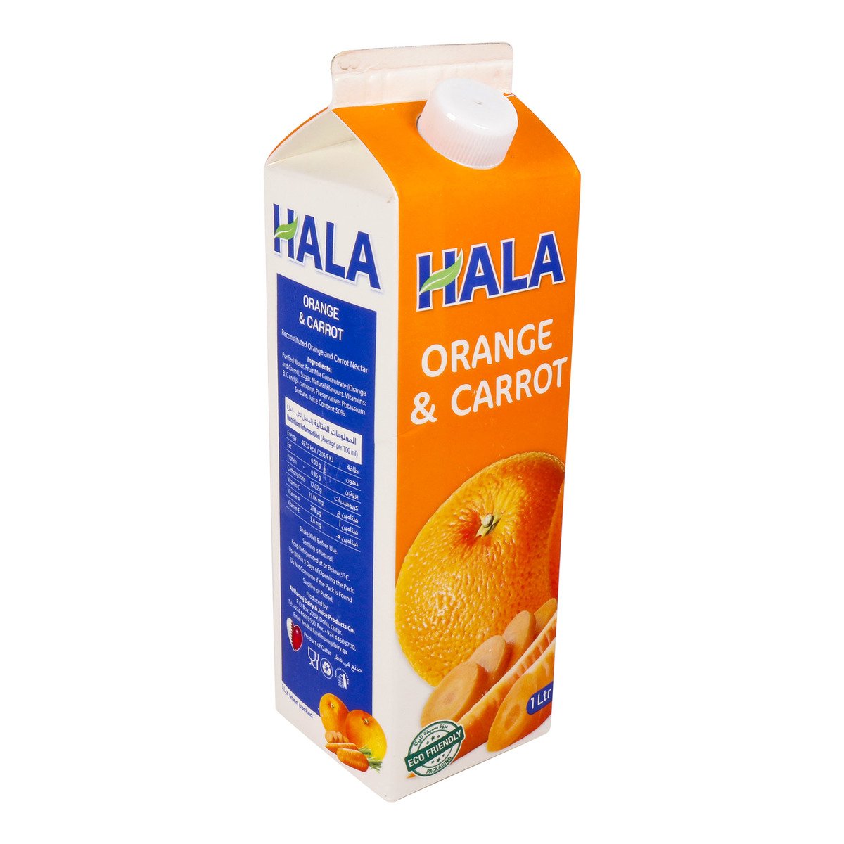 Hala Orange & Carrot Juice 1Litre
