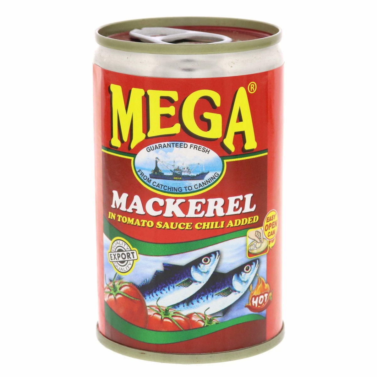Mega Mackerel In Tomato Sauce Chili Added 155g