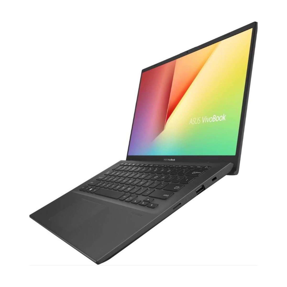 Asus Vivobook 14 A412UA-EK281T Laptop, Slate Grey - Intel i3-7020U 2.30 GHz, 4 GB RAM, 1TB HDD, Intel UHD Shared, 14 Inches LED, Windows 10, Eng-Arb-KB