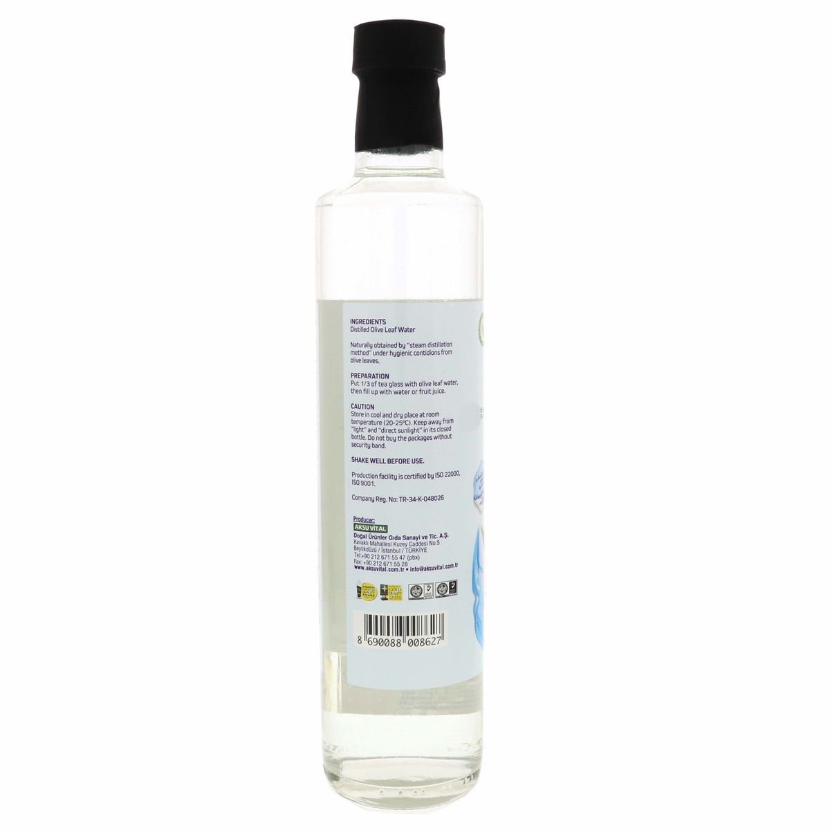 Aksu Vital Olive Leaf Water 500 ml