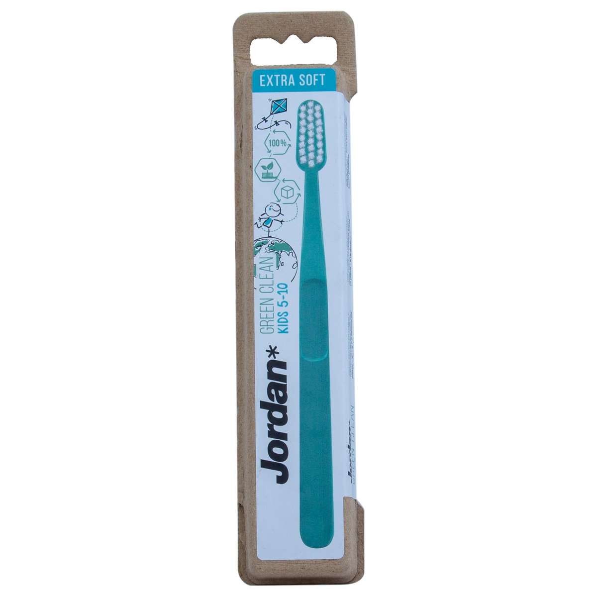 Jordan Toothbrush Green Clean 5-10 Years Extra Soft 1 pc