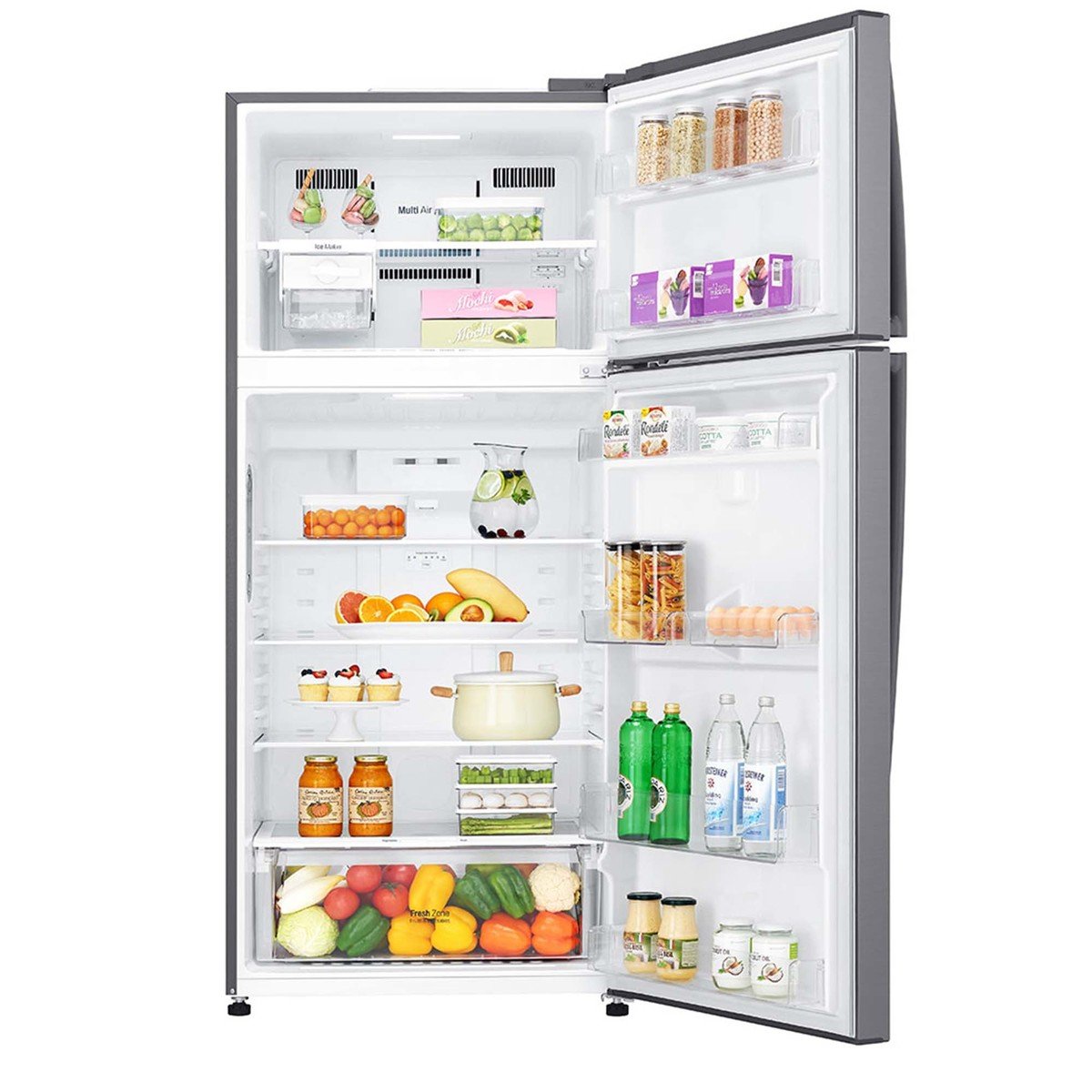 LG Double Door Refrigerator GN-C782HLCU 547Ltr, NatureFRESH™, LINEARCooling™, Multi Air Flow