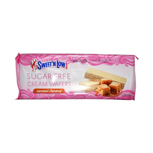 اشتري قم بشراء Sweet N Low Sugar Free Caramel Flavored Cream Wafers 75g Online at Best Price من الموقع - من لولو هايبر ماركت Wafer Biscuits في الكويت
