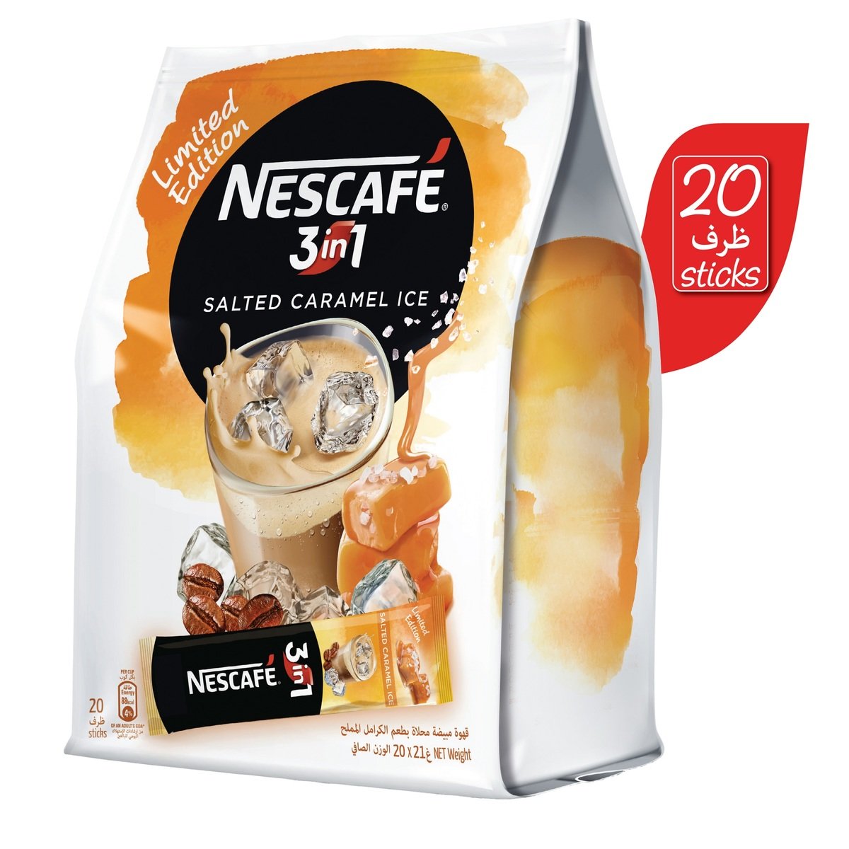 Nescafe 3in1 Salted Caramel Ice Coffee 20 x 21 g