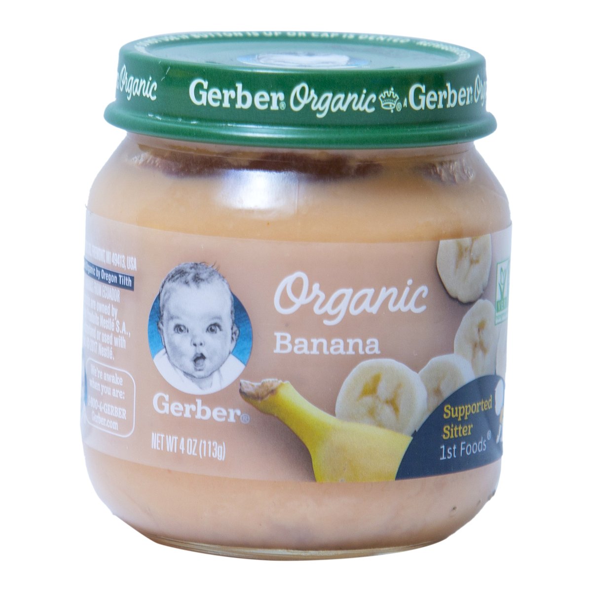 Gerber Organic Banana Baby Food 113 g