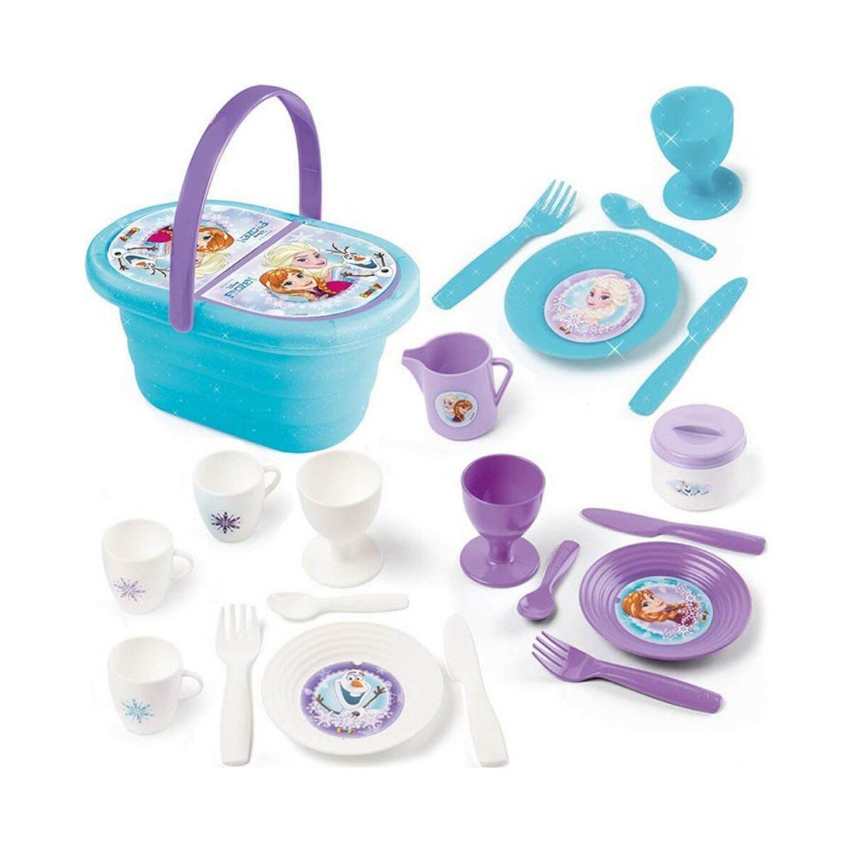 Smoby Frozen Picnic Basket With Accessories 310578