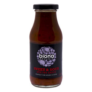 Biona Organic Sweet & Sour Stir Fry Sauce Perfect for Asian Cuisine 240ml