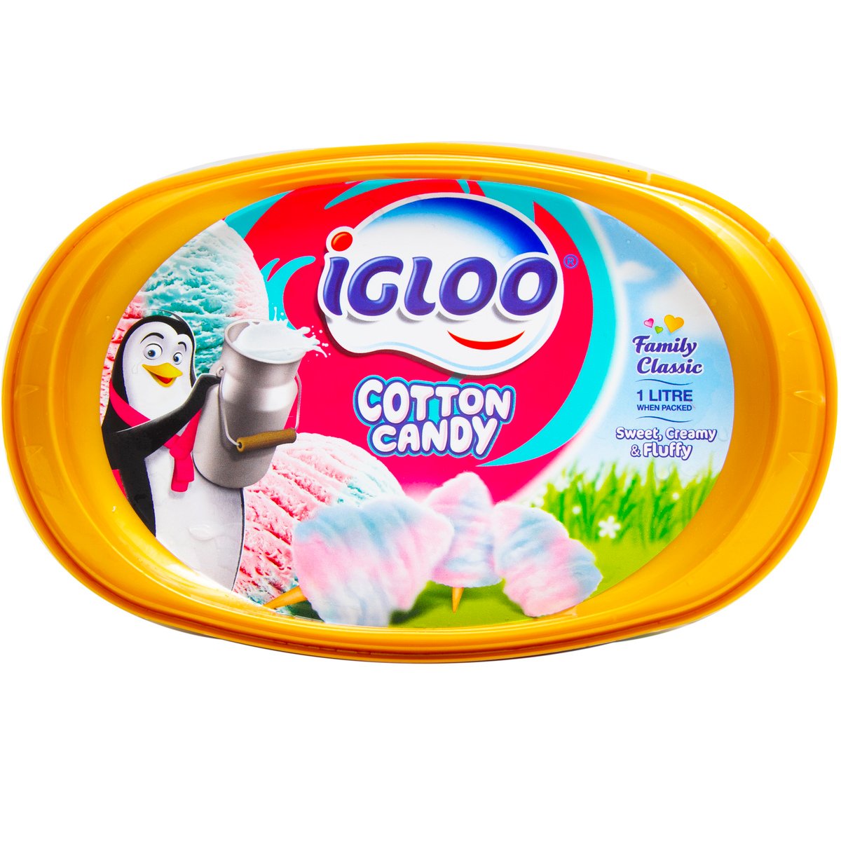 Igloo Cotton Candy Ice Cream 1 Litre