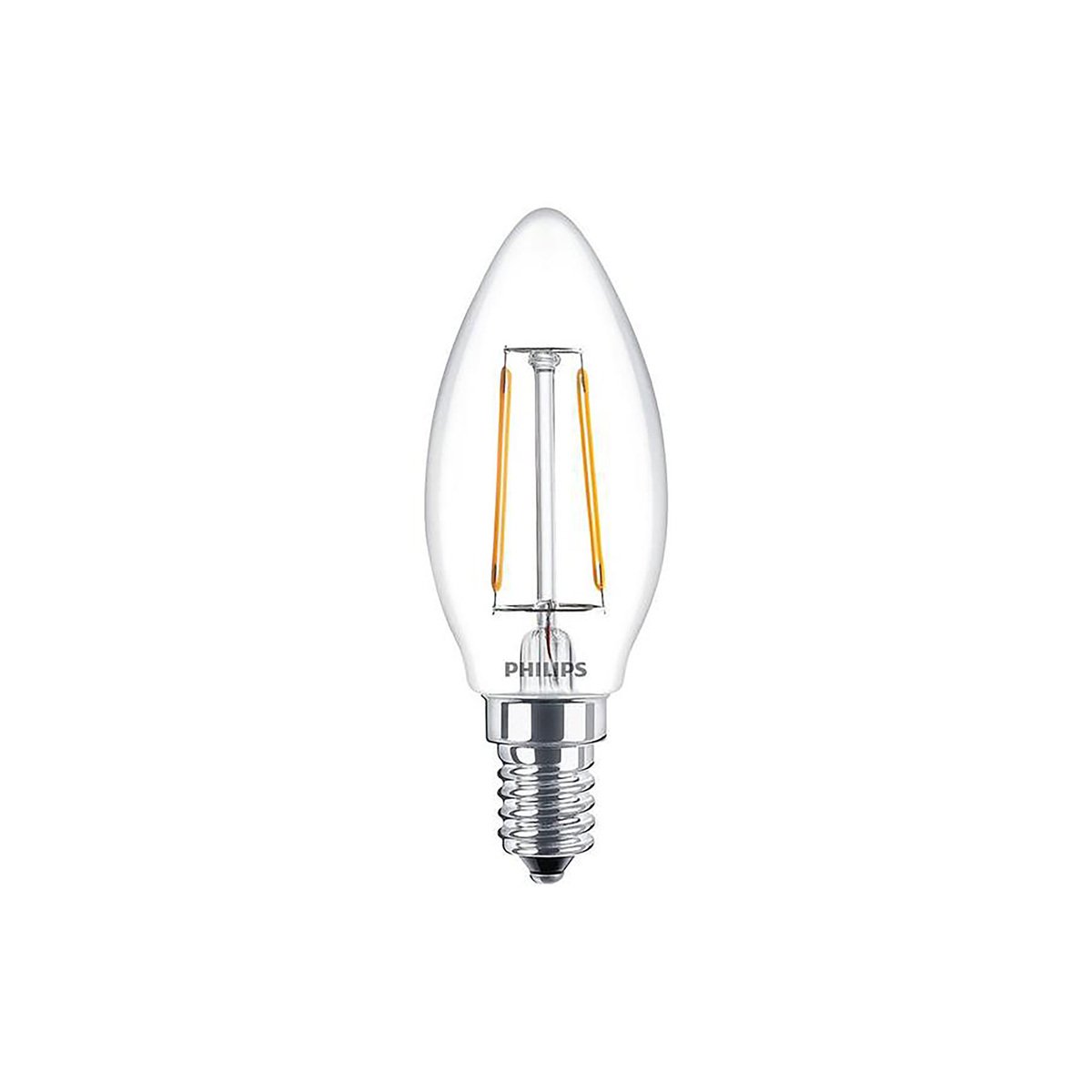 Philips LED Candle Bulb Classic 2W E14 830 Warm White